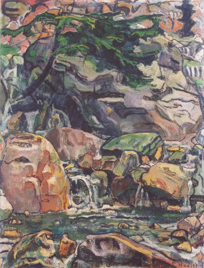 Mountain Stream near Beatenberg by Ferdinand Hodler